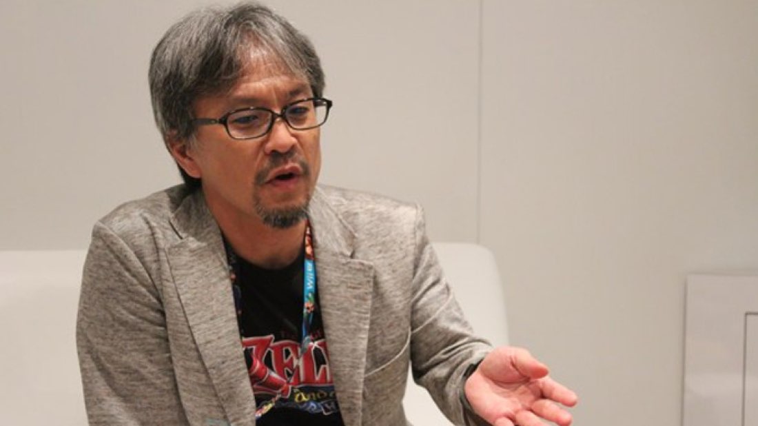 Portrait of Eiji Aonuma, director of Majora's Mask, during an interview