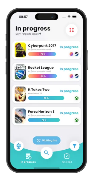 Radion track showcase screenshot